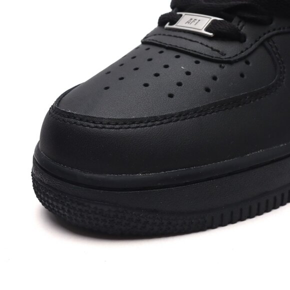 Nike Air Force 1 \'07 Mid Triple Black Mens Shoes main image 7